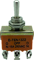 Тумблер KN3(C)-203A-R (ON-OFF-ON) 6pin, 10A, 125B