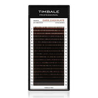 Ресницы коричневые TimBale Dark Chocolate, Микс 20 линий (C+ 0.10 07-13 мм)