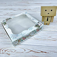 *10 шт* / Коробка / 150х150х30 мм / друк-Гілочка / вікно-зичайн / НГ