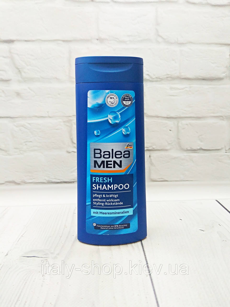 Balea Men Fresh Shampoo Чоловічий освіжуючий шампунь 300 мл, Німеччина