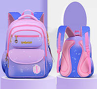 Рюкзак школьный "Beauty Princess" для девочки 5-9 класс сиренево-розовый