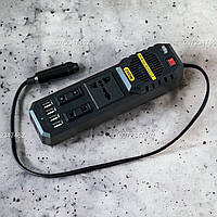 Автомобильный инвертор, универсальная розетка, 4 USB выхода 12/220V Voltronic YT-200W-E8981