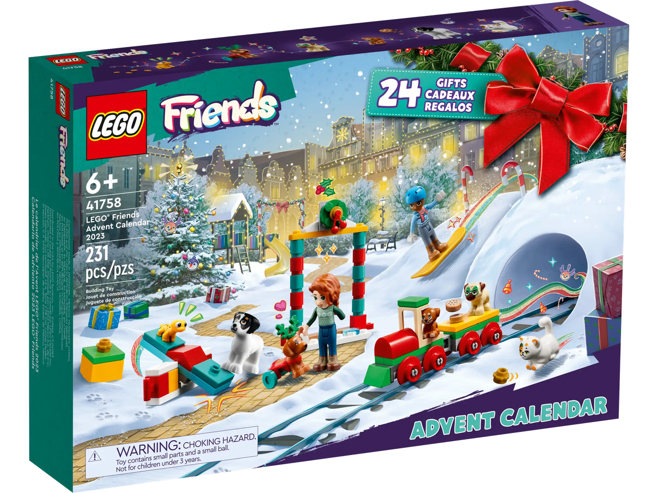 Адвент календар LEGO Friends 41758 Новорічний конструктор Лего Френдс 2024