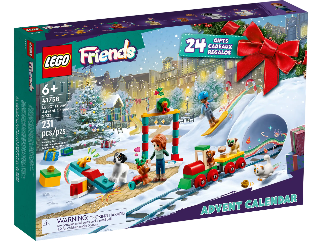 Адвент календар LEGO Friends 41758 Новорічний конструктор Лего Френдс 2024, фото 1