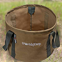 М'яке відро для рибного прикорму без кришки World4Carp Soft Bucket Coyote 14 л