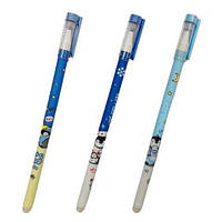 Ручка гелевая "пиши-стирай" синий, 0.38 (0,5) мм / Пингвины