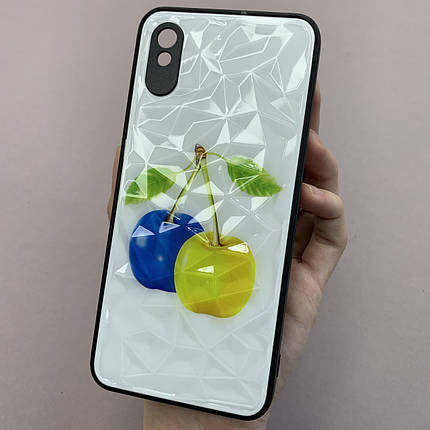 Чохол для Xiaomi Redmi 9A патріотичний чохол з вишенькою на телефон сяомі редмі 9а білий f8e, фото 1