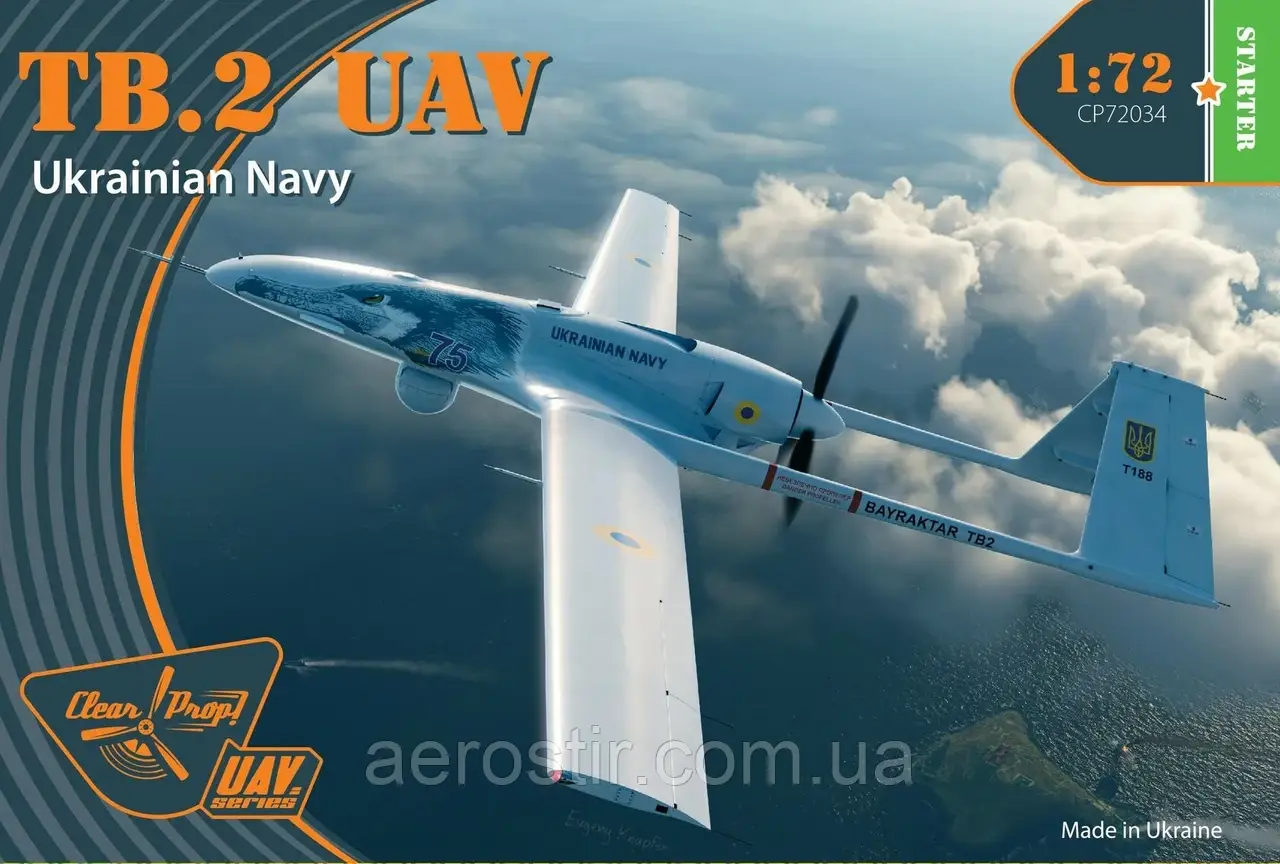 TB.2 UAV Ukrainian Navy 1/72 Clear Prop 72034