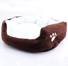 Лежанка для собак безкаркасна Pet Style "Подушка" 52х42х16 см