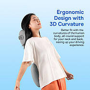 Подушка для спини Baseus ComfortRide Series Car Lumbar (сірий), фото 4