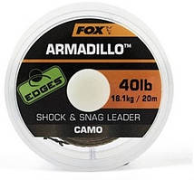 Шок лідер Fox Edges Camo Armadillo Shock and Snag Leader 40LB