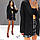 Жіночий піджак класичний діловий офісний стильний костюмний великих розмірів батал 50-60 арт 430, фото 6