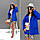Жіночий піджак класичний діловий офісний стильний костюмний великих розмірів батал 50-60 арт 430, фото 10