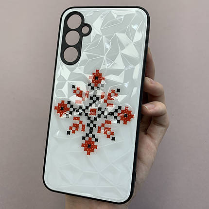 Чохол для Samsung Galaxy A24 4G патріотичний чохол з вишиванкою на телефон самсунг а24 4г білий f8e, фото 1