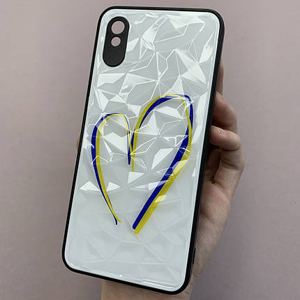 Чохол для Xiaomi Redmi 9А патріотичний чохол із серцем на телефон сяомі редмі 9а білий f8e, фото 1