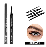 Підводка-фломастер для очей Flormar Midnight Matte Eyeliner 01 Black, 1 мл, фото 11