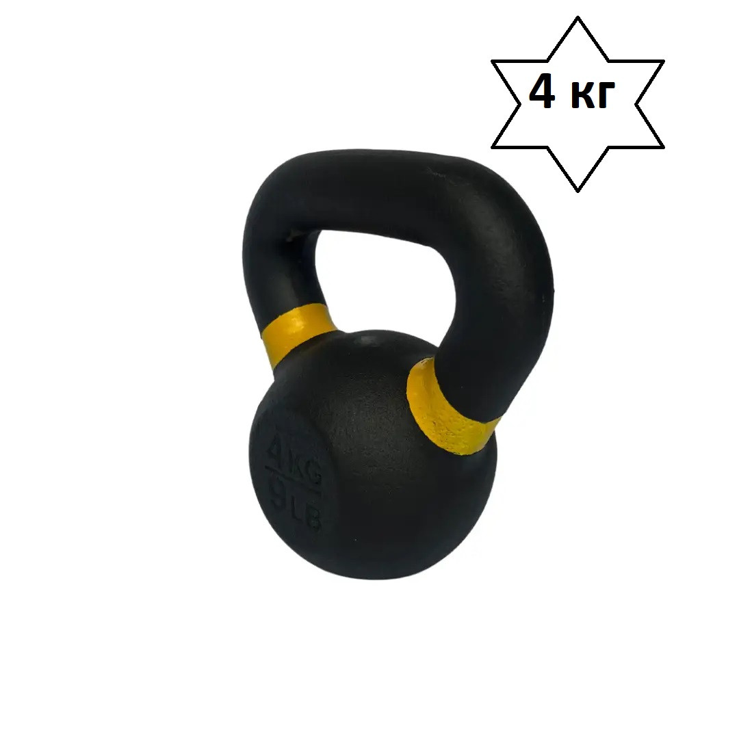 Гиря спортивна чавунна 4 кг WCG, фото 1