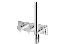Душова система KOHLMAN AXEL 30 CHROME з термостатом + BOX прихованого монтажу, фото 5