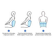 Подушка для спини Baseus ComfortRide Series Car Lumbar (сірий), фото 8