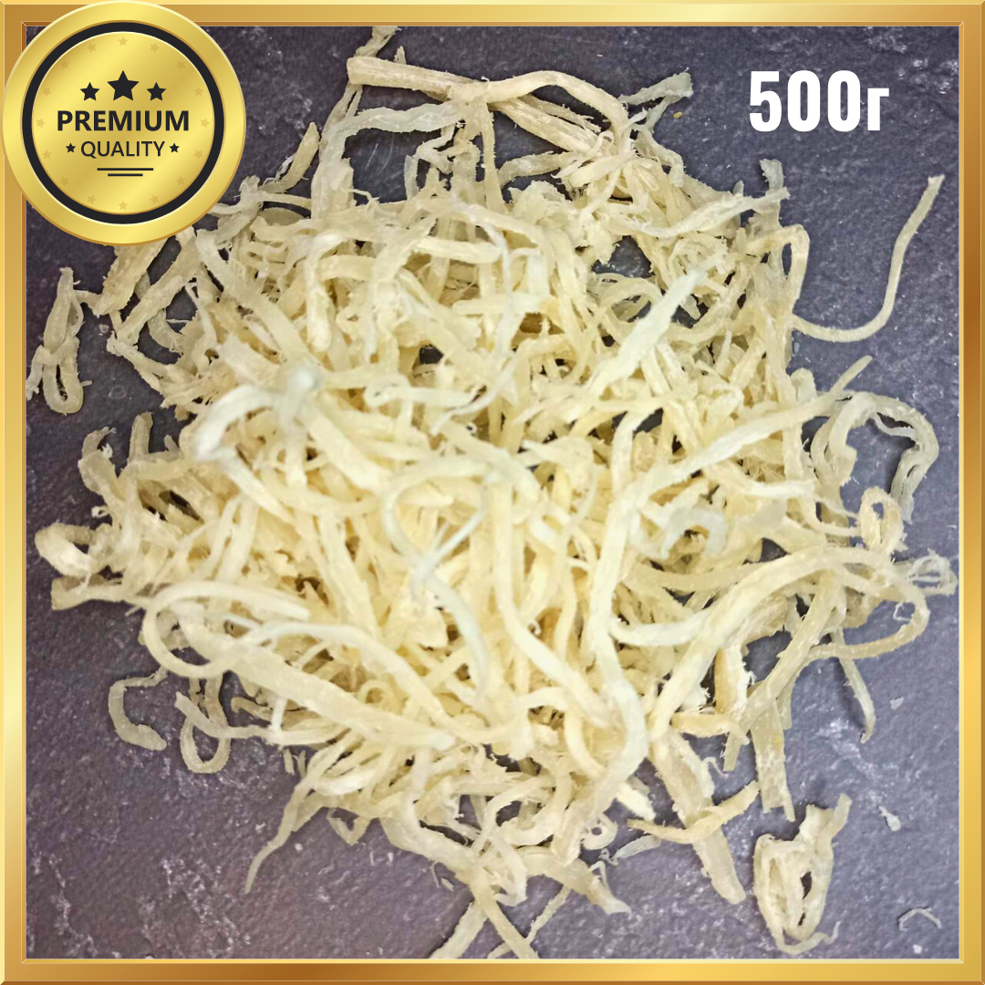 АКЦИЯ! Стружка кальмара солоно-сушена Преміум вага 0.5, фото 1