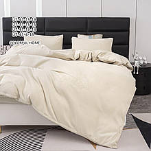 Постільна білизна Colorful Home Satin простирадло на гумці Двоспальний - кремовий