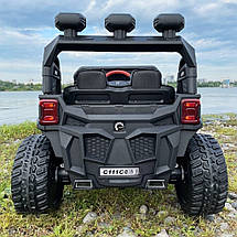 Дитячий електромобіль джип баггі Bambi M 5040EBLR-1 (MP3, SD карта, USB, мотори 4x30W, акум.2x12V9AH), фото 5