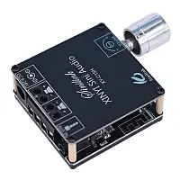 Аудио усилитель XY-C15H, 20 Вт + 20 Вт, Bluetooth, с крышкой