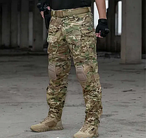Армійські чоловічі штани Idogear G3 + наколінники (Мультикам) S (30)