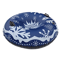 Тюбінг, надувні санки, ватрушка Синя діаметр 90 см×0.4 мм