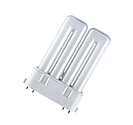 Лампа люмінесцентна компактна 18W 58V 1100lm 3000K 2G10 128x16.2mm U-подібна [4050300333540] OSRAM DULUX F