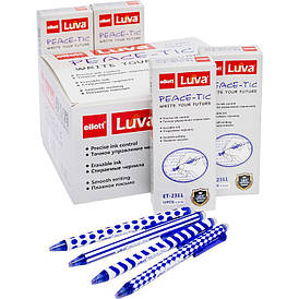 Ручка автоматична "пише-стирає" "Ellott" ET2311-12 синя