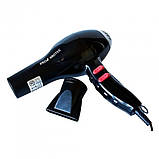 Фен професійний для волосся з насадкою Promotec PM-2307 3000 Вт чорний (lp-89611), фото 4