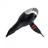 Фен професійний для волосся з насадкою Promotec PM-2307 3000 Вт чорний (lp-89611), фото 5