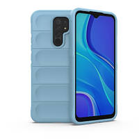 Чехол Magic Shield для Xiaomi Redmi 9 Light Blue