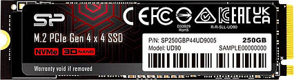 SSD накопичувач Silicon Power Ud90 250 GB (SP250GBP44UD9005)