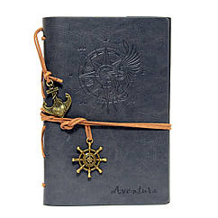 Блокнот Aventura еко-шкіра сірий