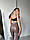 Жіночі лосини з екошкіри з високою посадкою однотонні (Розміри 42,44,46,48,50,52), Мокко, фото 3