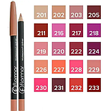 Олівець для губ водостійкий Flormar Waterpoof Lipliner № 211, Classic Brown, 1,7г, фото 4