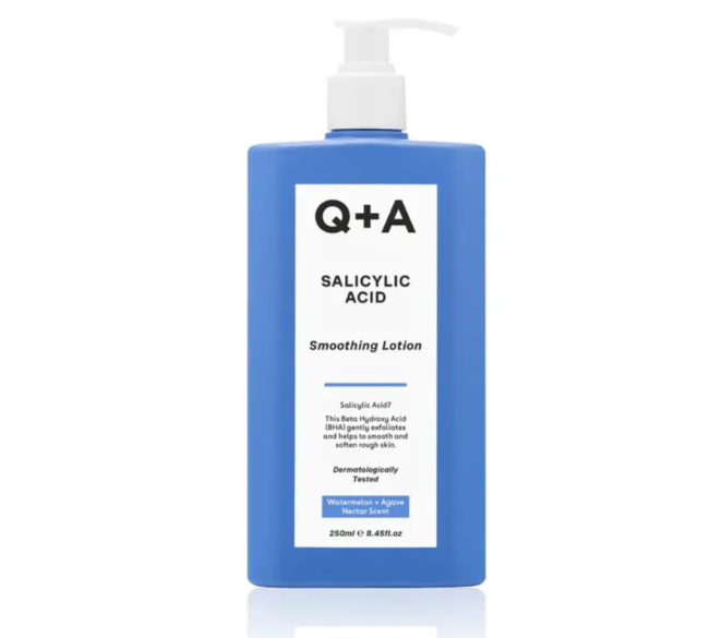 Заспокоюючий лосьйон для тіла Q+A Salicylic Acid Smoothing Lotion 250 мл, фото 1