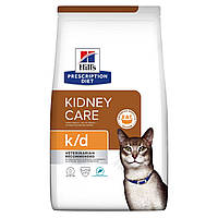Hill's Prescription Diet Kidney Care Feline K/D - лечебный корм для поддержания почек и сердца c тунцом, 1.5кг