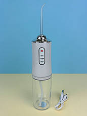 Електричний портативний іригатор ротової порожнини "Portable Oral Irrigator" KRD-1948 білий, фото 6