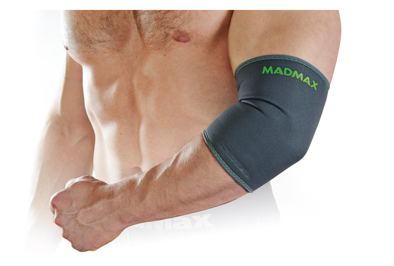 Налокітник MadMax MFA-293 Zahoprene Elbow Support Dark Grey/Green (1шт.) M