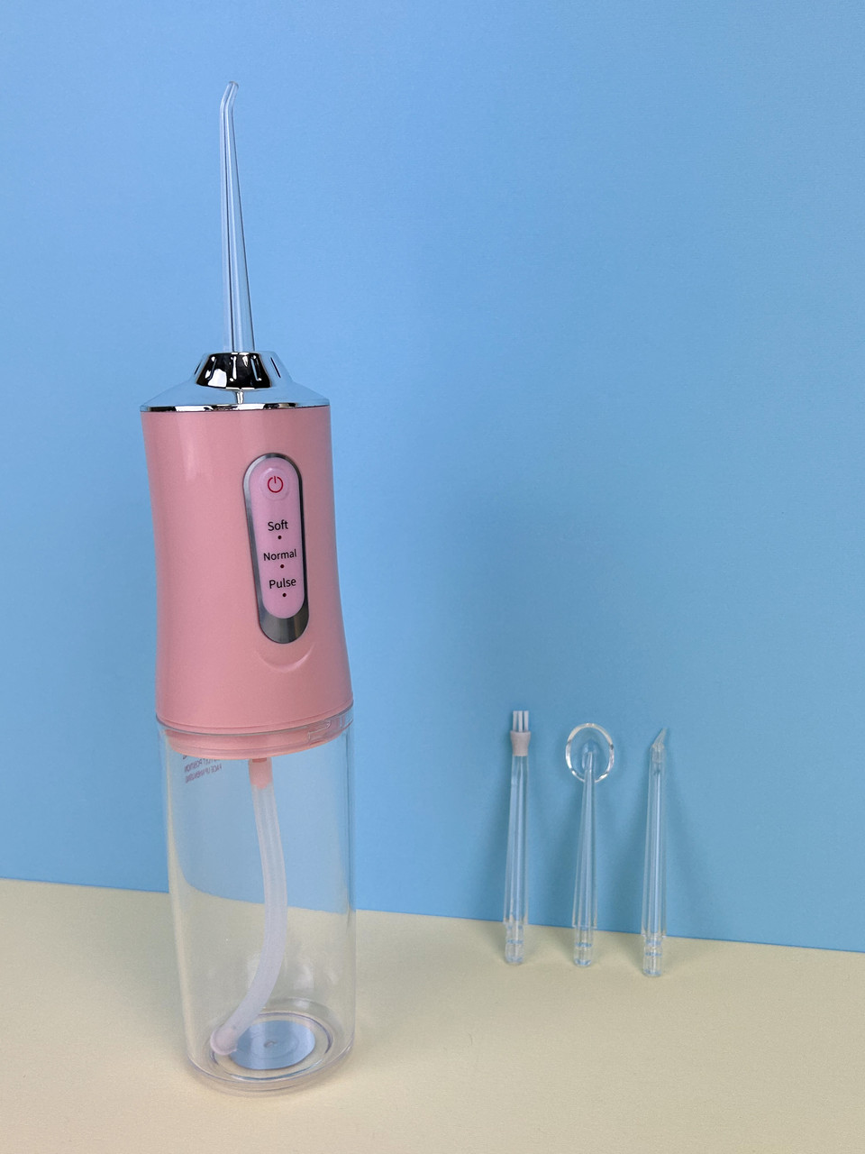 Електричний портативний іригатор ротової порожнини "Portable Oral Irrigator" KRD-1948 рожевий