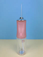 Електричний портативний іригатор ротової порожнини "Portable Oral Irrigator" KRD-1948 рожевий, фото 2