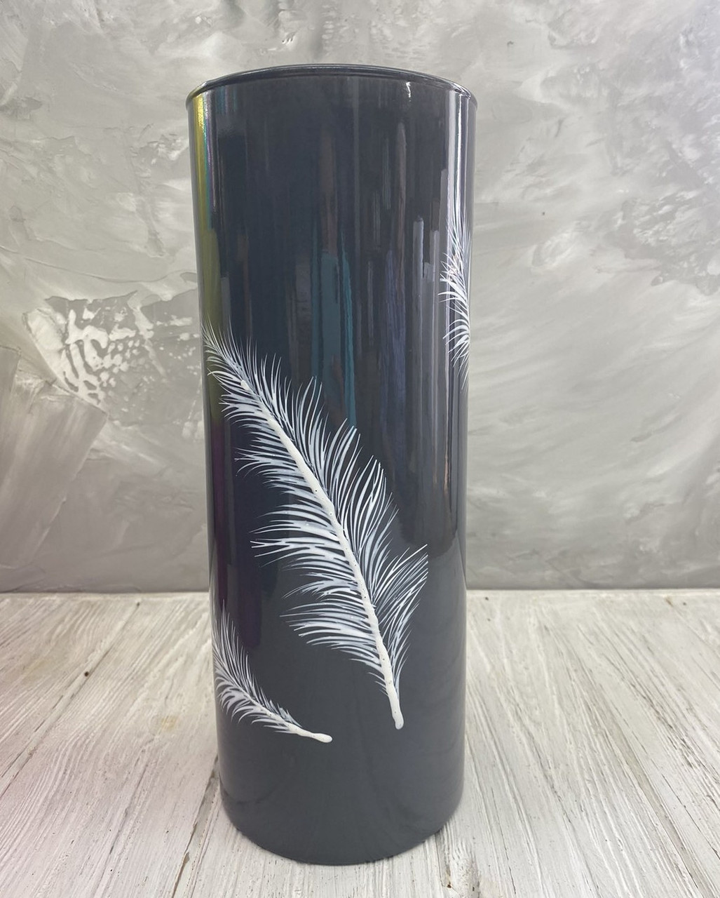 Ваза сіра "Легкість" Н 315*120, фото 1