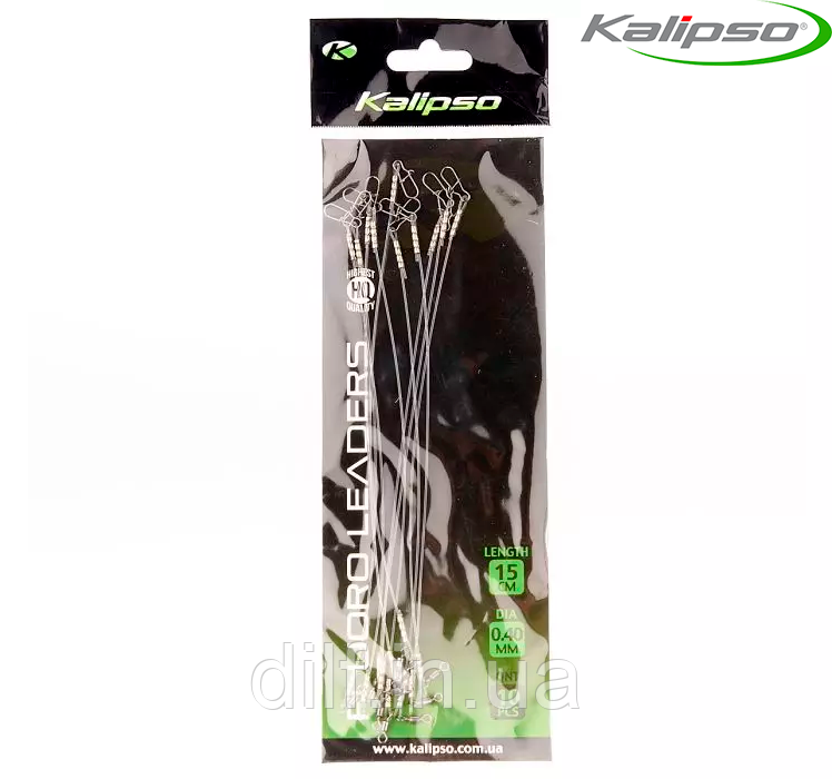 Поводок Kalipso флюорокарбон 20cm 10kg(10)