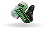 Бинти на коліна MadMax MFA-299 Non slide & slip knee wraps 2.0m Black/Green, фото 3