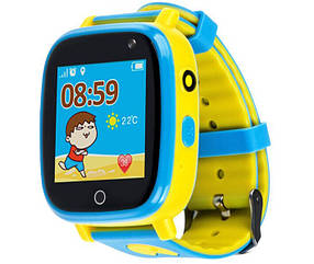 Smart Watch AmiGo GO001 iP67 Blue/yellow UA UCRF Гарантія 6 міс