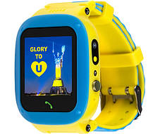 Smart Watch AmiGo GO004 Splashproof Camera+Led Blue/yellow UA UCRF, фото 2