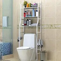 Полиця стелаж підлогова над унітазом Toilet Rack